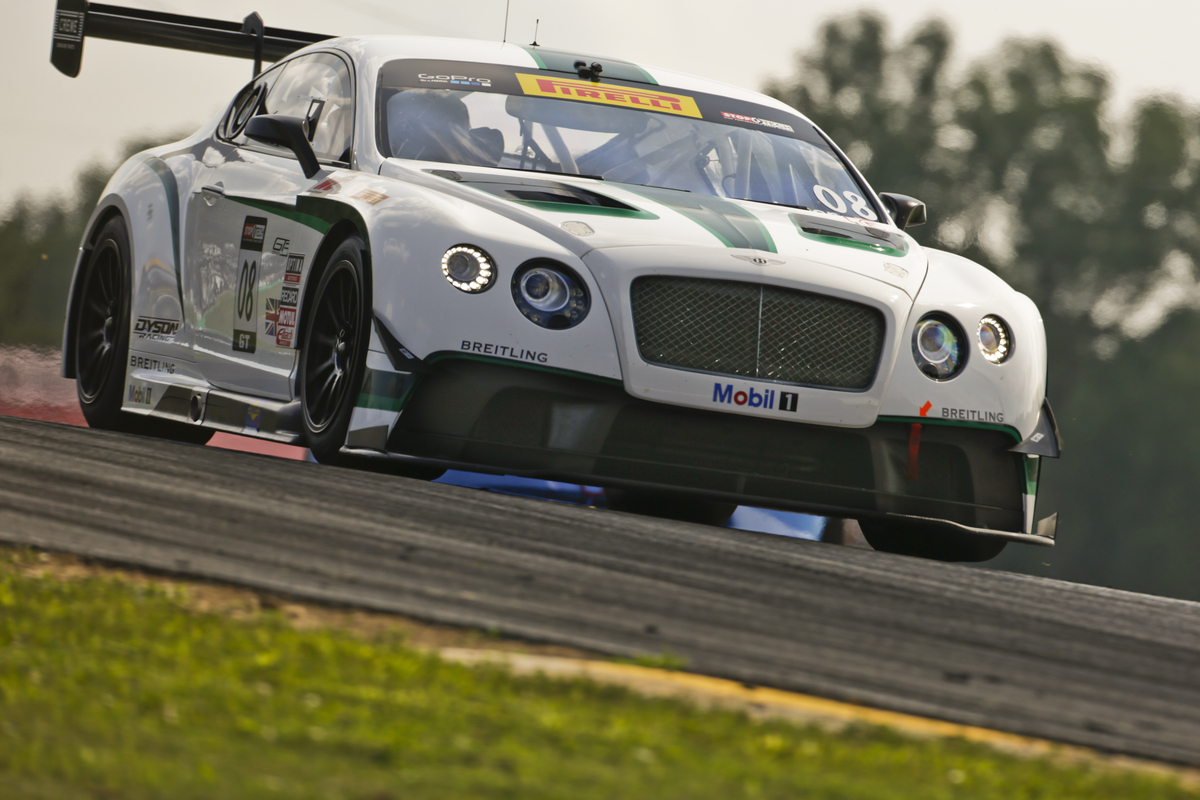 #08 Bentley Continental GT3 with Butch Leitzinger at MidOhio Pirelli World Challenge, Lexington Ohio, July 31-August 3 2014