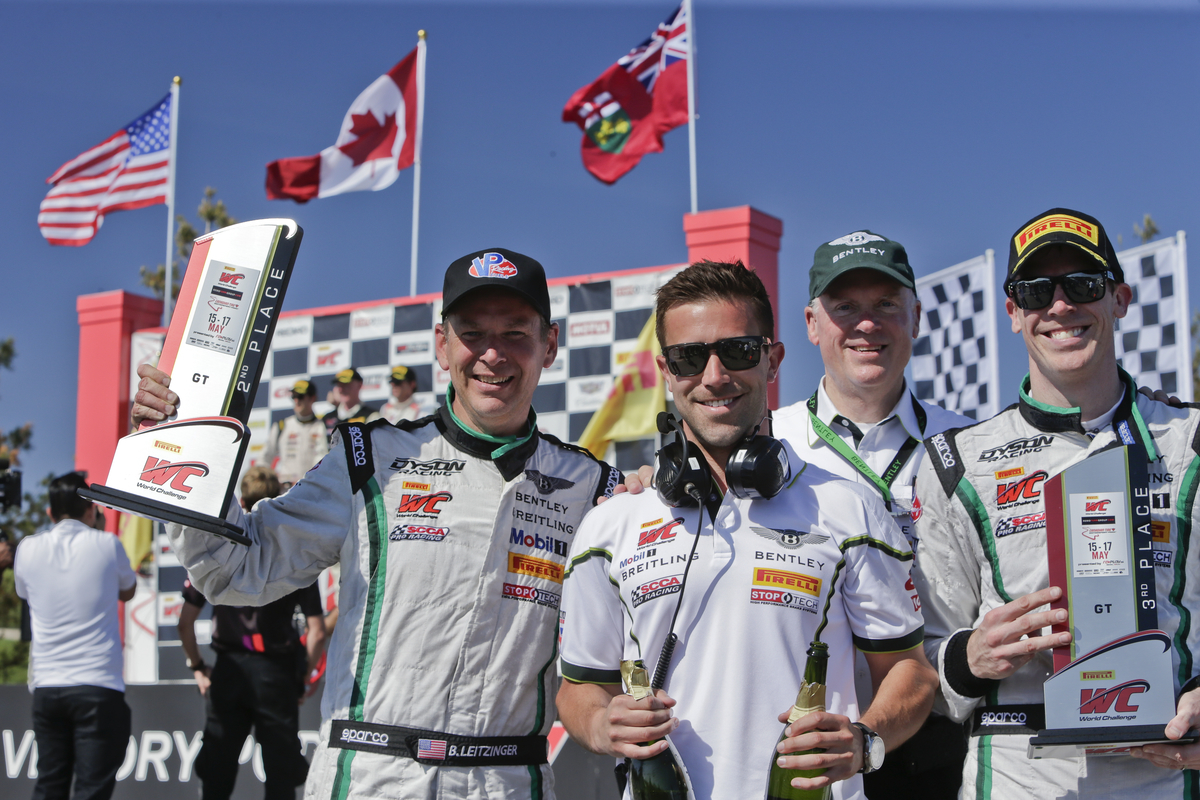 Big Bentley Weekend with Pirelli World Challenge podium finishes at Canadian Tire Motorsports Park